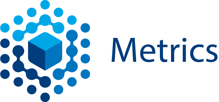 Metrics logo – data analytics and business intelligence platform